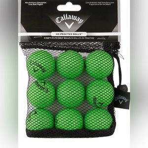 Callaway Foam Practice Golf Balls - Neon Green